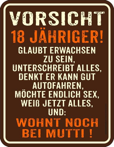 18 geburtstag sprüche kurz witzig